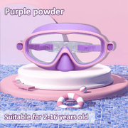 🏊‍♀️Last Day Buy 1 Get 1 Free🏊‍♀️-HD children's large frame waterproof and anti-fog swimming goggles