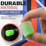 Glow-in-the-Dark Car Tire Valve Cap Set - Durable. Easy-to-Install. No-Tool-Required Accessories for Safe Night Driving - Perfect for Most Vehicle Tires