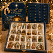 ✨⏰Limited Anniversary Edition 49% OFF｜2026 Advent Calendar: The Coming of Jesus. Religious Christmas Countdown Decor
