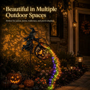 🔥HOT SALE🔥🎃 Halloween Witch Cauldron Garden Light – Magical Outdoor Yard Decor 🧙‍♀️