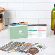 🍽️ Meal Planning Kit with 103 Photo Recipe Cards（Without a gift or present.）