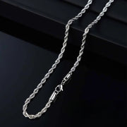 14K Rope ChainNecklace forWomen andMen, UpgradedShine FacetedCut, Tarnish-Free Gold ToneChain,