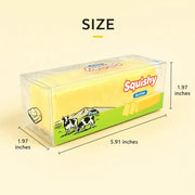 Crunchy Squishy PU Foam Butter Stick Stress Relief Toy - Crispy Shell, Finger Size, Slow Rebound, Wax Cracking Inside, Ideal for Stress Relief