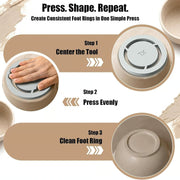 🎁Last Day 49% OFF - Pottery Foot Ring Tool