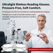 🔥Buy 1 Get 1 Free (2 pairs) – 【Co-Created by Designers】Gypsophila Smart Zoom and Color-Changing Reading Glasses 5 Reviews