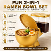 🍜Toilet Shaped Ramen Bowl