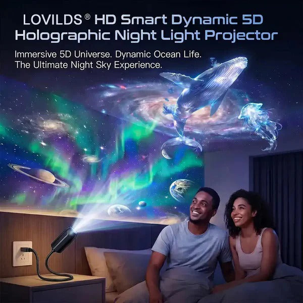 Last day PromotionNight Light Projector -Smart Holographic StarProjector