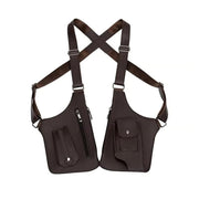 Premium Leather Adjustable Underarm Shoulder Bag for Men & Women