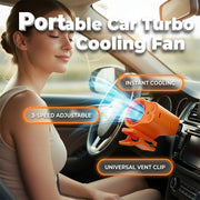 🌀Summer Hot Sale 💨50K+ SOLD!🚙Hands-Free Personal Cooling Fan with LED Display❄️🌬️