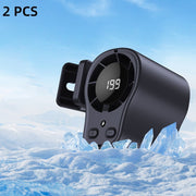 🌀Summer Hot Sale 💨50K+ SOLD!🚙Hands-Free Personal Cooling Fan with LED Display❄️🌬️