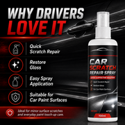 🚗Universal Car Scratch Repair Spray – Erases light scratches. swirl marks & scuffs fast.🛡️💨