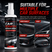🚗Universal Car Scratch Repair Spray – Erases light scratches. swirl marks & scuffs fast.🛡️💨