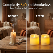 24‑Pcs Flickering Flameless LED Candles Set. Realistic Swing‑Flame Safe Candle Lights for Home & Event Decor
