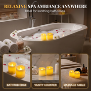 24‑Pcs Flickering Flameless LED Candles Set. Realistic Swing‑Flame Safe Candle Lights for Home & Event Decor