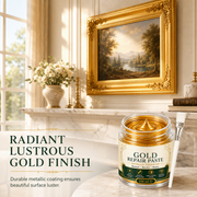 Gold Metallic Refinishing Repair Paste with Brush