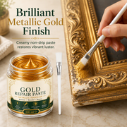 Gold Metallic Refinishing Repair Paste with Brush