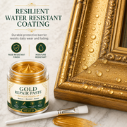 Gold Metallic Refinishing Repair Paste with Brush