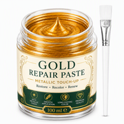 Gold Metallic Refinishing Repair Paste with Brush
