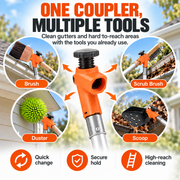 Multi-Functional Gutter Cleaner Tool