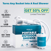 KoalaGear™ Portable Shower Kit